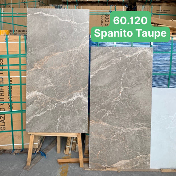 Gạch Ốp Lát 60x120cm Ấn Độ Spanito Taupe Gạch Ốp Lát 60x120cm Ấn Độ Spanito Taupe