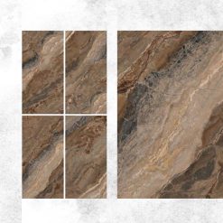 Gạch Ốp Lát Ấn Độ 80x160 Eagle Brown