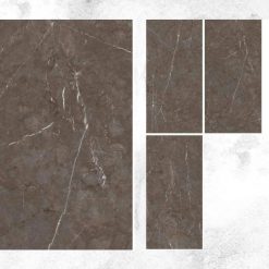 Gạch Ốp Lát Ấn Độ 80x160 Heltone Grey