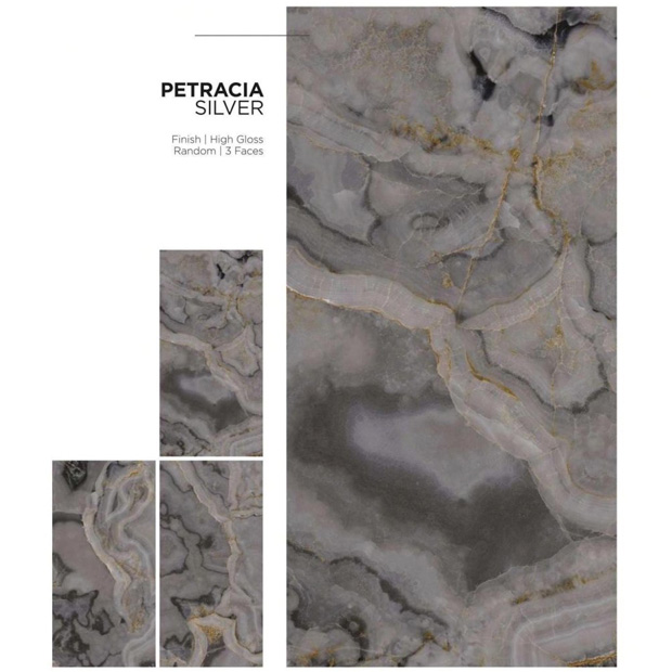 Gạch Ốp Lát Ấn Độ 80x160 Petracia Silver Gạch Ốp Lát Ấn Độ 80x160 Petracia Silver