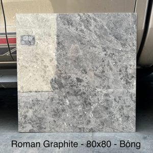 Gạch Ốp Lát 80x80cm Ấn Độ Roman Graphite