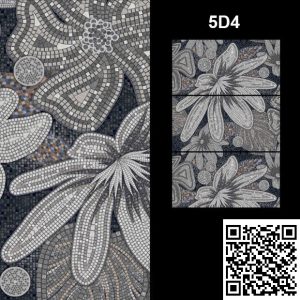Gạch Giả Mosaic công nghệ nổi 5D 80X160 5D4
