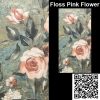 Gạch Giả Mosaic công nghệ nổi 5D 80X160 Floss Pink Flower
