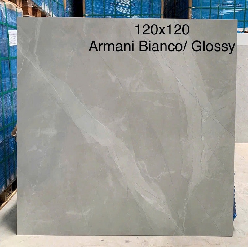 Gạch Ốp Lát 120x120cm Ấn Độ AGARIA WHITE