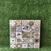 Gạch bông Malaysia 30x30cm hoa rối đa sắc HM123