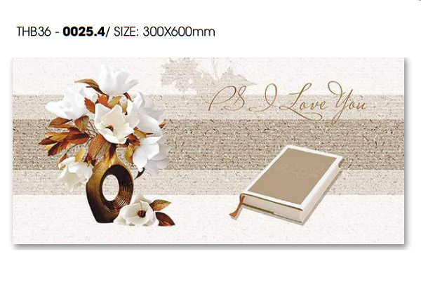 Gạch điểm ốp tường 300×600 Thạch Bàn TBGRES THB36 – 0025.4