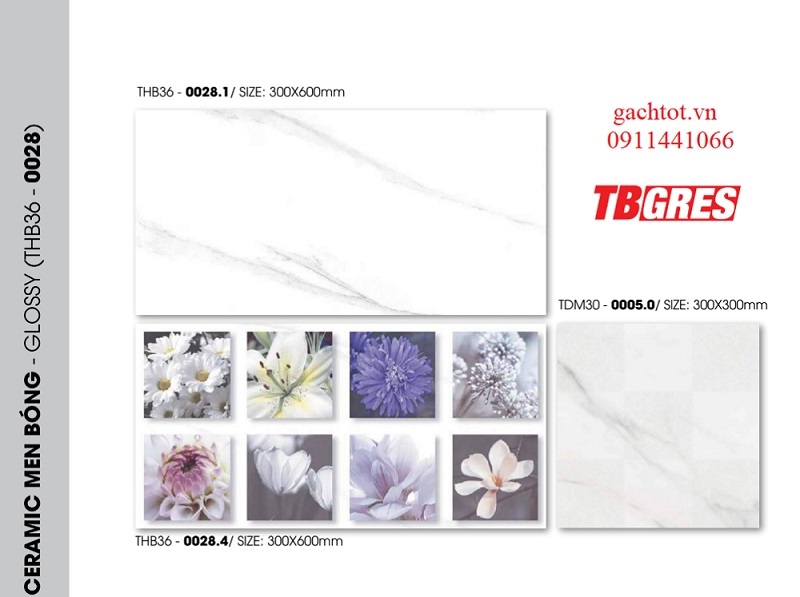 Gạch điểm ốp tường 300x600 Thạch Bàn TBGRES THB36 - 0028.4 10 Gạch điểm ốp tường 300x600 Thạch Bàn TBGRES THB36 - 0028.4 9
