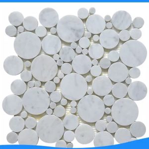 Đá mossaic tự nhiên tròn HM03