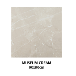 Gạch Tây Ban Nha vân đá marble Museum Crema 90x90cm