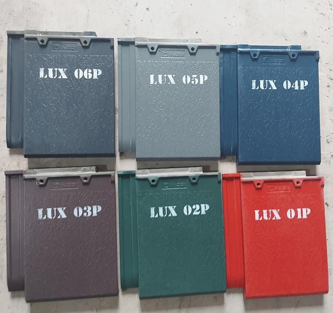 Ngoi phang Inari Lux Ngói phẳng Inari màu xanh đen LUX 04P