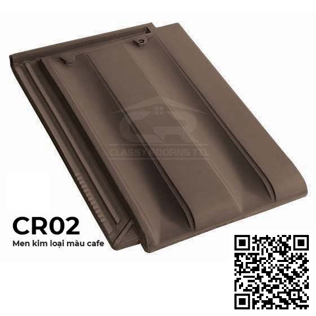 Ngói Tráng Men Classy TTI Màu Cafe CR02