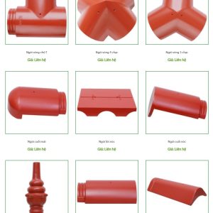 Ngói phụ kiện đi kèm lợp ngói sóng Inari
