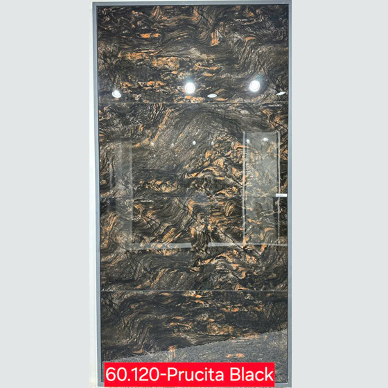 Gạch Ốp Lát 60x120cm Ấn Độ Prucita Black