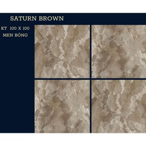 Gạch Ốp Lát 100x100cm Ấn Độ SATURN BROWN