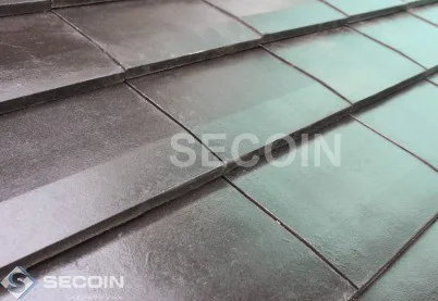 Ngói lợp nhà phẳng kiểu Pháp Secoin SE 33 màu socola 1 Secoin SE 33 màu socola