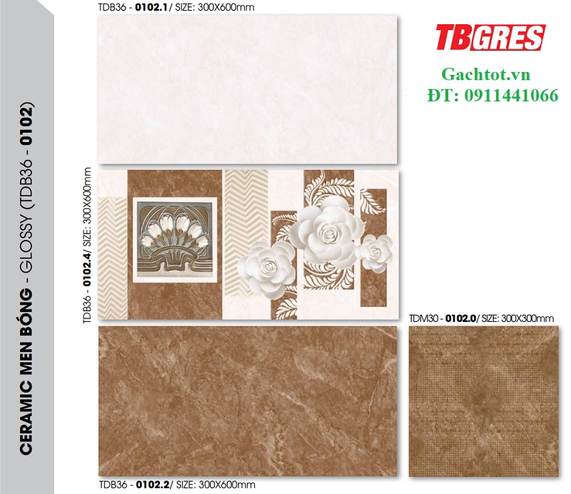 Gạch điểm ốp tường 300x600 Thạch Bàn TBGRES TDB36 - 0102.4 14 Gạch điểm ốp tường 300x600 Thạch Bàn TBGRES TDB36 - 0102.4 13