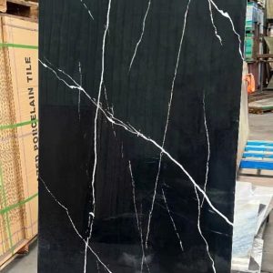 Gạch Ốp Lát 90x180cm Trung Quốc màu đen vân trắng tia chớp YS101